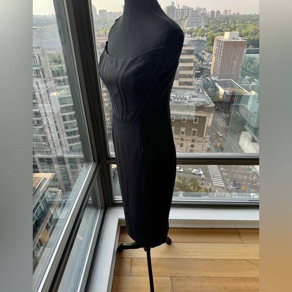 🆕 DRESS THE POPULATION 🧿 NWT Cosette Corset Strapless Bodycon Dress, Black SzL - Picture 11 of 16